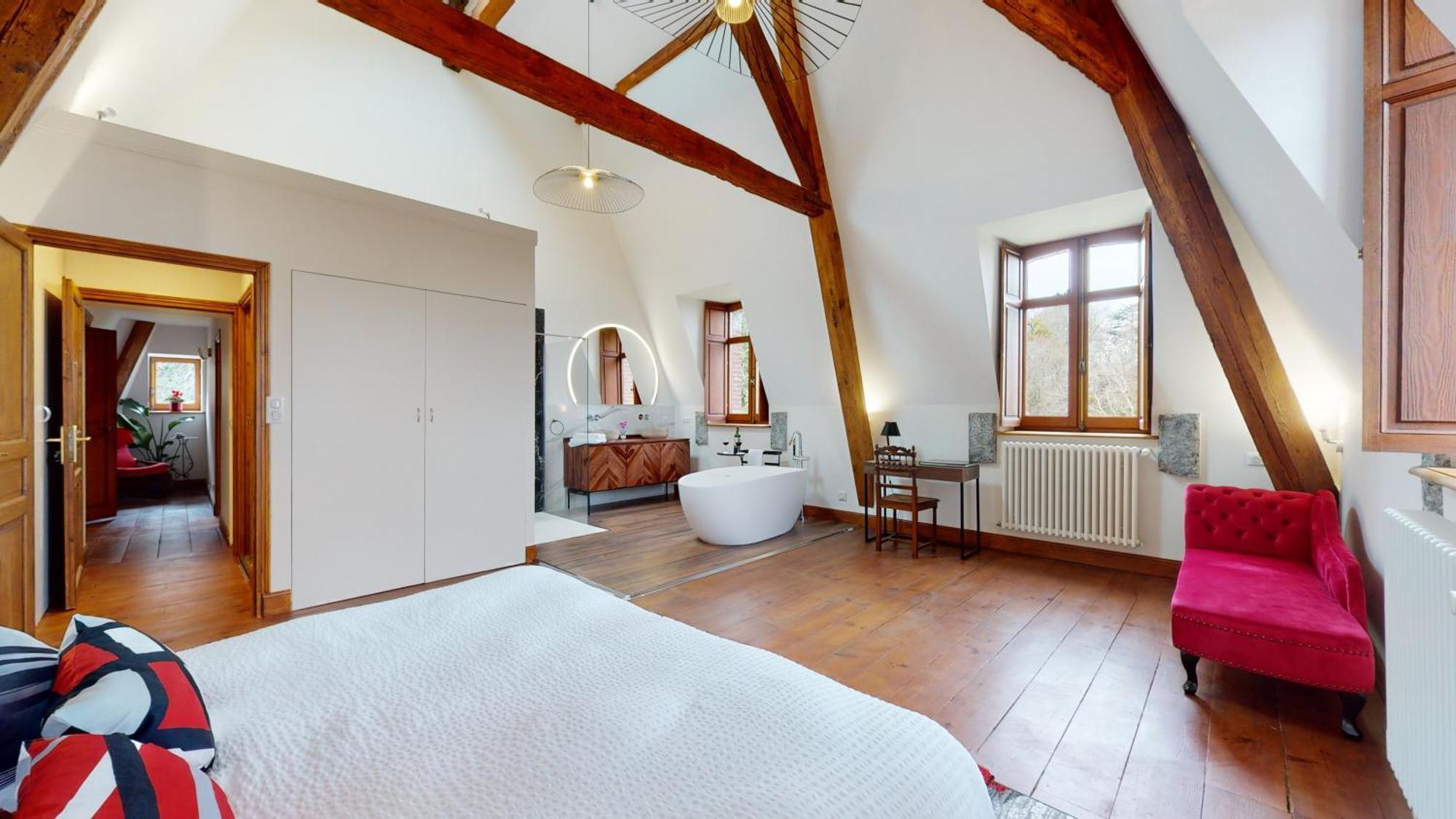 Bed and Breakfast Domaine De La Tisnere Gelos Zimmer foto